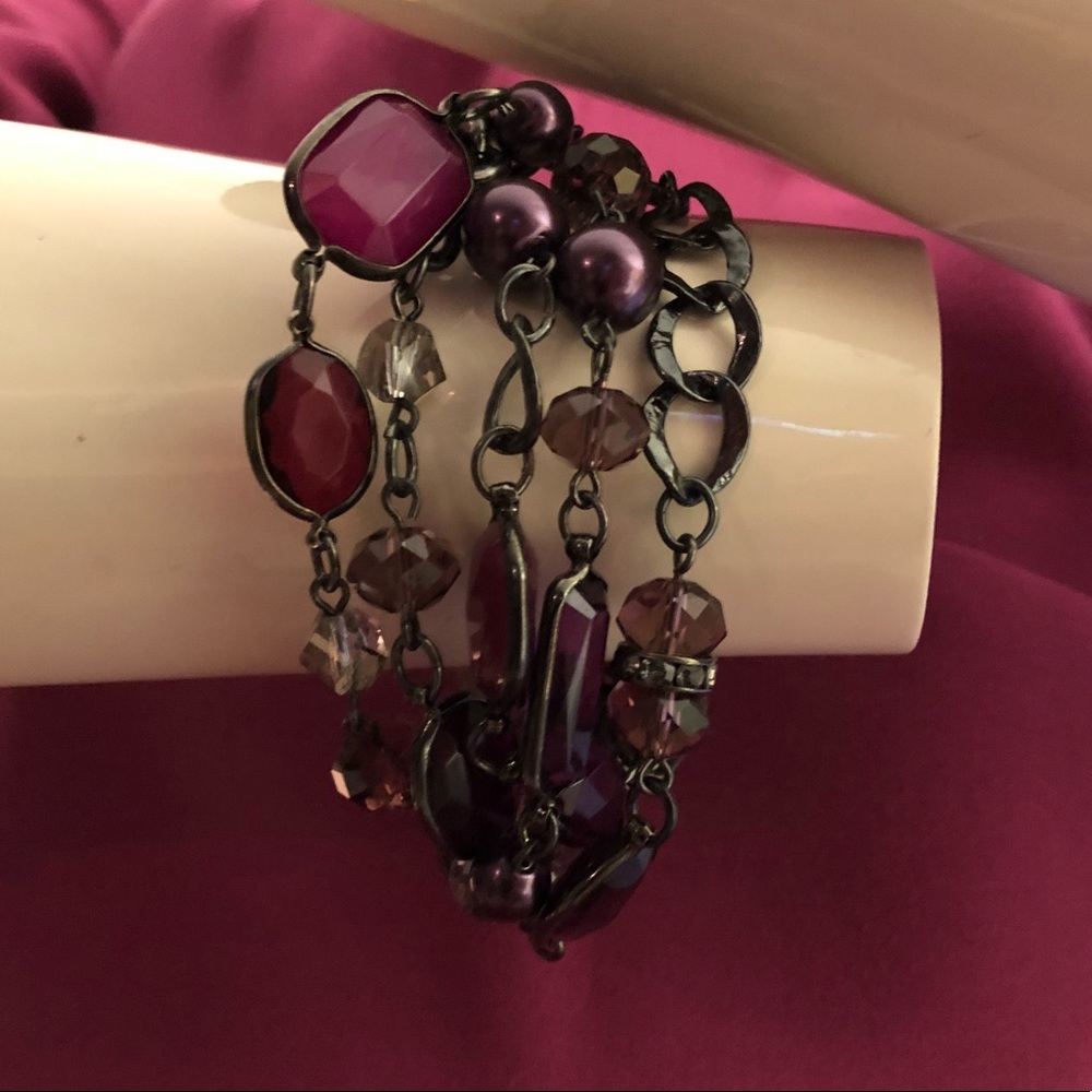 WHBM multi strand bracelet - Picture 2 of 4